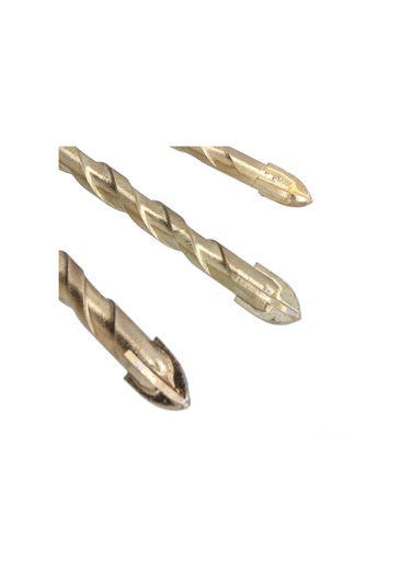 Lemestar 5 Parça Çelik Karbür Matkap Ucu Seti, Çapraz Mızrak Başlıklı, Altıgen Saplı, Cam, Tuğla, Seramik Ve Metal İçin Sıkıcı Drilling Aracı