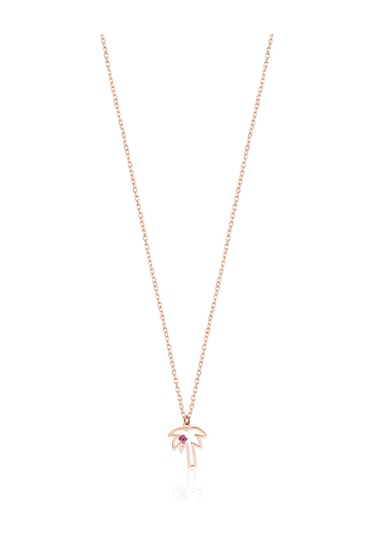 Emılıano Jewellery 925 Ayar Gümüş Taşlı Pelmya Kolye Gold - Rose Gold - Gümüş