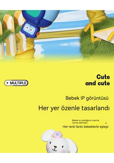 Eternal Luck 316 Paslanmaz Çelik Çocuk Termos Bardağı- Yeşil Çörek