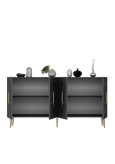 Domect Kb150 Konsol Antrasit-altın