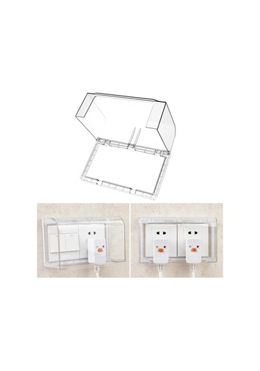 Suntek 2 Gang 86 Tip Çıkış Kutusu Kapağı Su Geçirmez Suya