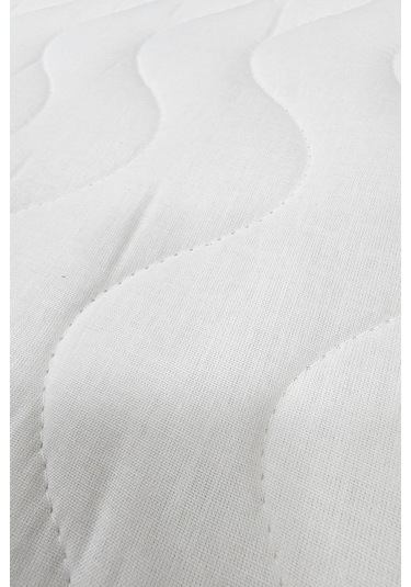 %100 Pamuk Sıvı Geçirmez Yatak Koruyucu Cotton Box Lastikli Alez Beyaz