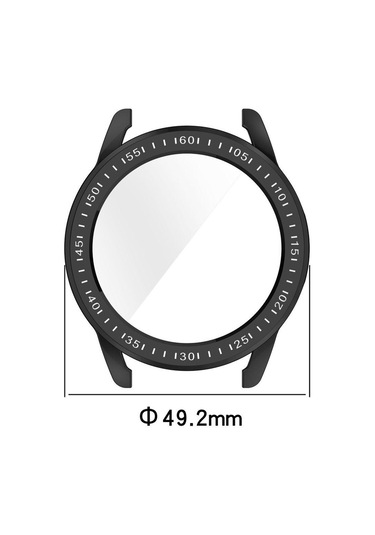 Tam Kapak Tpu Kılıf Tampon Koruyucu Kabuk Yeni Ekran Koruyucu Xiaomi Watch S3 İçin