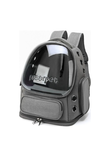 Crosswing Dışarı Taşınabilir Kedi Çantası-gri