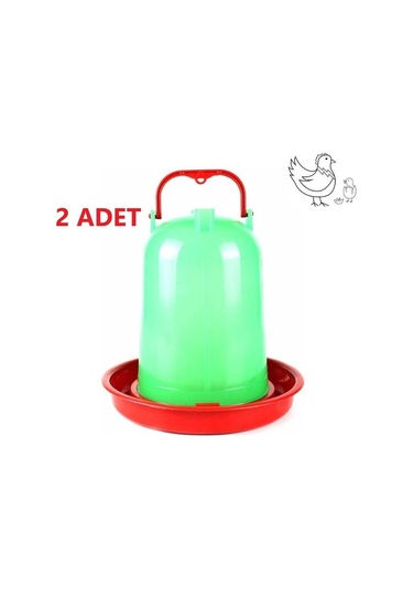 Tavuk Ve Civciv Suluğu 3 Lt Plastik-korumalı -2 Adet