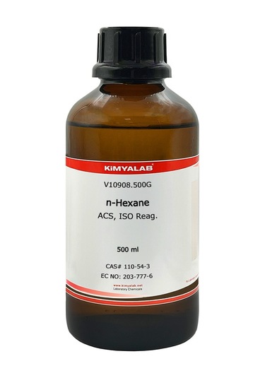 Kimyalab N-Hexane Extra Pure Cam Şişe 500 ML