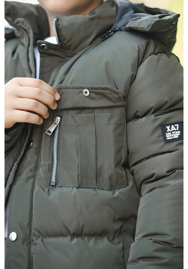 Erkek Çocuk Şişme Mont Km.0041 Haki