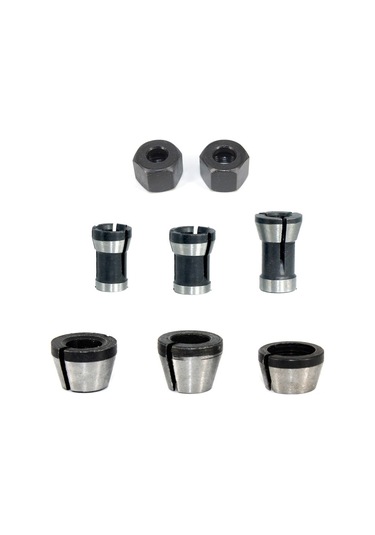 Aubyhe 8 Parça Kesici Uyumlu Dönüştürme Bağlantıları - Karbon Çelik, Hassas Tasarım, Kolay Kurulum 6mm, 1/4, 8mm