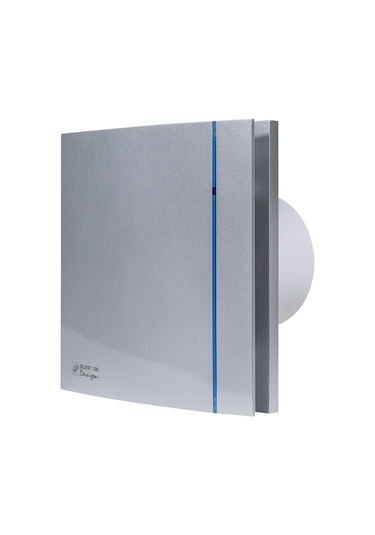 Silent-100 Cz Silver Design Sessiz Banyo-Wc  Fanı