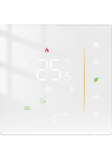 Gajeena Tuya Zigbee Akıllı Termostat: Su Ve Elektrikli Yerden Isıtma İle Kazan Kontrolü, Enerji Tasarrufu Sağlar, Beyaz