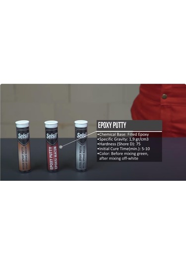 Selsil Epoksi Plastik Tamir Macunu 57 Gr.