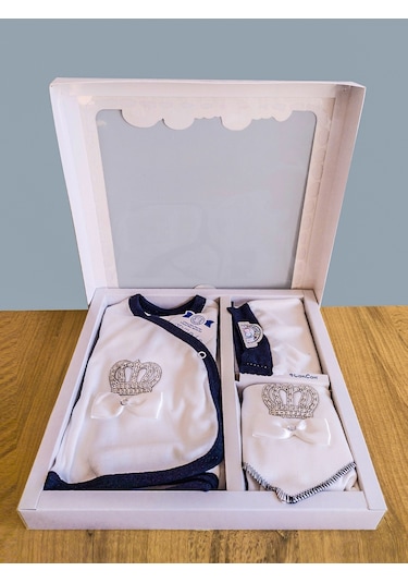 Bebek Bakım Çantası Ve 5 Parça Hastane Çıkışı İkili Set Siyah