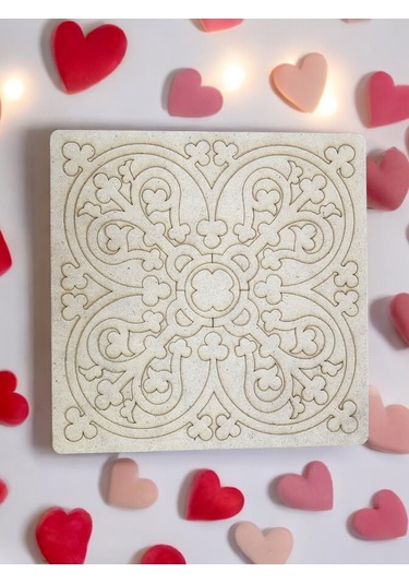 Mandala Ahşap 2'li Hobi Boyama Setleri