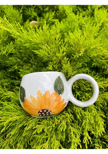 El Yapımı Çiçek Desenli Barda Yeşil