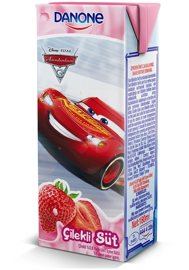 Danone Disney Çilekli Süt 180 Ml X 24 Adet