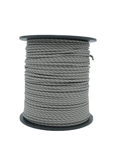 Paracord İp 4 Mm Gri Desenli No:94 10 Metre Çok Renkli