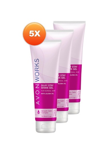 Avon Works Vücut ve Bacaklar için Tıraş Jeli 3 x 150 ML