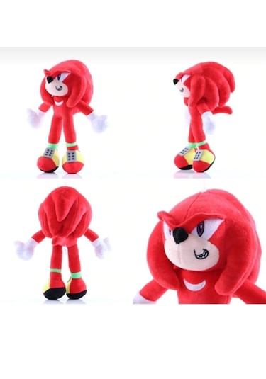 Pelüş Sonik 43 Cm Büyük Boy Sonic Figür Knuckles Shadow Kirpi Pel