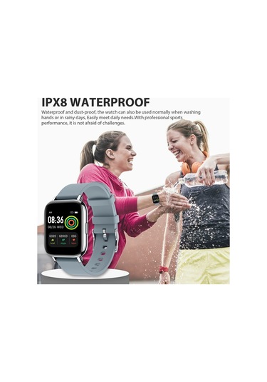 Tenfowee Akıllı Saat: 1.69" Dokunmatik Ekran (İthalatçı Garantili)