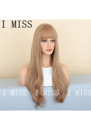 Kahverengi Mat Degrade Ve Perçemli Doğal Sentetik Peruk