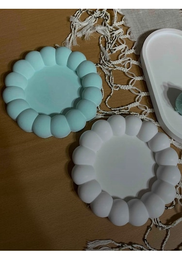 Bubble Dekoratif Beton Takı Tabağı Bardak Altlığı