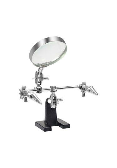 Reedark Te805 Metalik Tamir Klipsi - Pcb Devre Kartı Ve Cep Telefonu Kaynağı İçin Yardımcı Tutucu İle Binokülerlü Klem