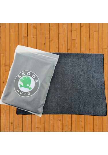Mikrofiber Oto Kurulama Yıkama Havlusu 50x70 Araba Logolu Bez 15