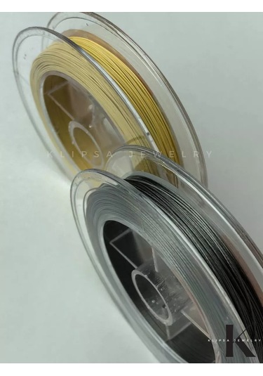 Klipsa Jewelry Mücevher Halatı, Kolye Ve Bileklikler İçin 50m 0,38mm 178874093