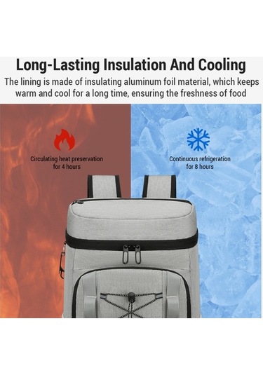 Novahub Termal Sırt Çantası Soğutucu: Su Geçirmez Yalıtımlı Tasarım, Piknik & Seyahat İçin Çok Renkli Çok Renkli