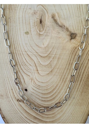 Gümüş Rengi Hip Hop Zincir Kolye Unisex Zincir Kolye Pytkznck0y26