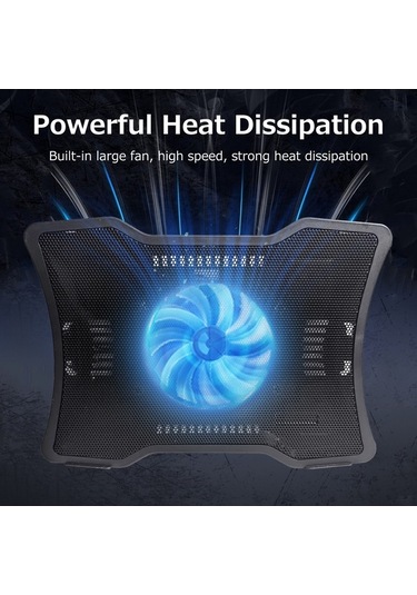 Besthome1 14 İnç Bilgisayar Soğutucu - Tek Fanlı, 2 Usb Portlu, 14 İnç Altı