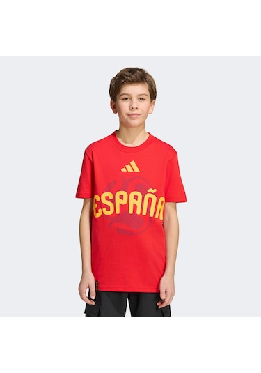 Adidas Esp Olp Çocuk Kırmızı T-shirt Jz8878