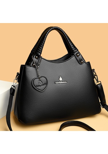 Kadın Çantası Yeni Stil El Çantası Kadın Şık Anne Gezisi Elde Taşınan Omuz Çapraz Askılı Kadın Açık Haki Ana Resim Rengi Diğer