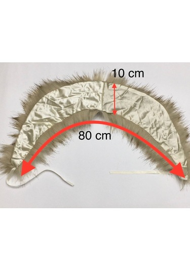 Kürk Yaka / Yaka Kürkü Kollu Takım Vizon Vizon