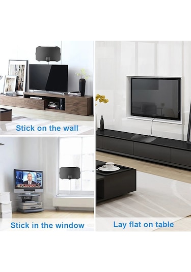 Kebidumei Hd 8k 4k 1080p Kapalı Dijital Tv Anteni 25db Hdtv Anten Dvb-t Dvb-t2 Amplifier