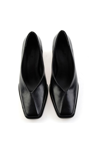 Siyah Kadın Klasik Topuklu Ayakkabı K01565015742 Siyah