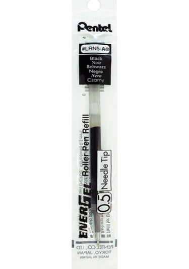Pentel 0.5 Mm Roller Kalem Refili Siyah 12'li Paket
