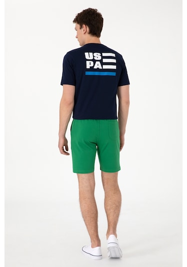 U.s. Polo Assn. Erkek Yeşil Şort Örme 50298062-vr054 Yesıl