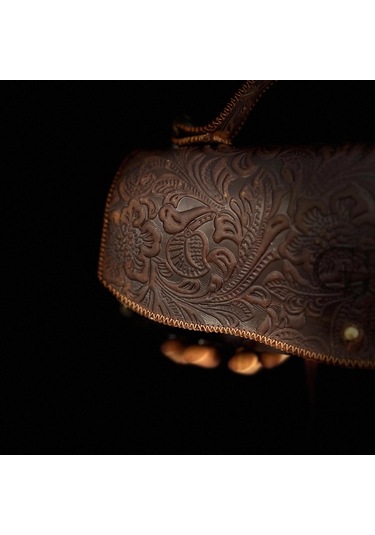 Hakiki Deri, El Yapımı Bayan Çanta, Bayan Cüzdan Larissa V39 Acı Kahverengi