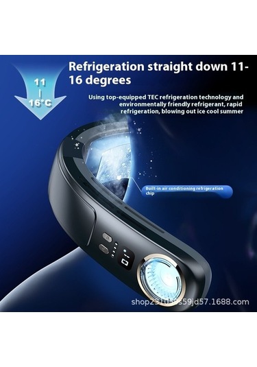 Chaos Bask Yarı Iletken Soğutma Boyun Fanı Açık Taşınabilir Bıçaksız Küçük Fan 6211 Boyun Yok 2 Kollu 500 Adetten Az