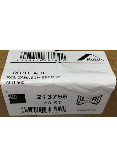 Roto Pencere Kolu Dişli U Sürgüsü 26 Mm