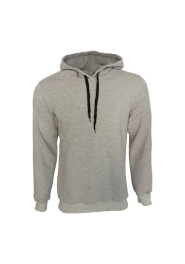 Rafcoll Kapşonlu Sweatshırt (389111402) Gri Melanj