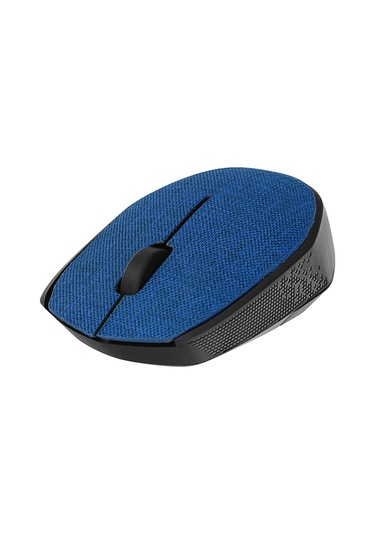 Mavi Kablosuz Usb 2.4ghz Terletmez Kumaş Fabric Yüzey 1.200dpi Hafif Kablosuz Mouse Diğer