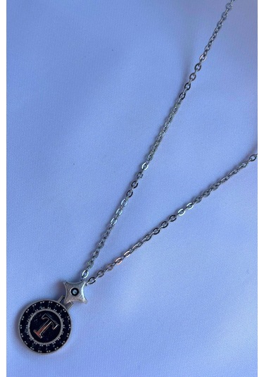 El İşçiliği Paslanmaz Çelik Zincir Erkek Kolye Metalik Gri