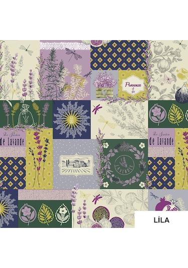 Moderno Silinebilir Pvc Masa Örtüsü-63636363 Lila