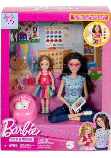 Barbie ve Chelsea Sanat Atölyesi Oyun Seti HRG48