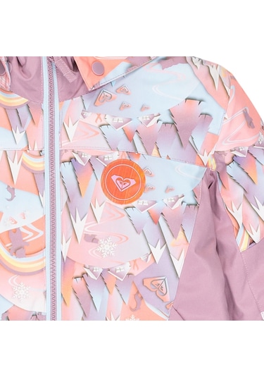 Roxy Roxy Snowy Tale Jk Kız Çocuk Snowboard Ceketi Nkn2 Çok Renkli