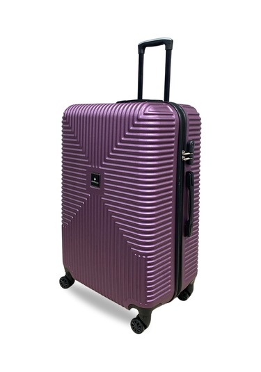 Anhelo Bowtie Abs Büyük Boy Valiz Mor