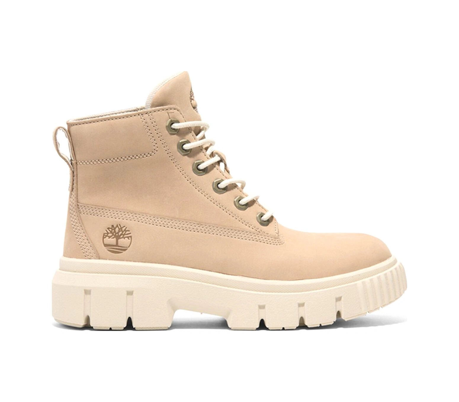 Timberland Greyfield Mıd Lace Up Bej Kadın Outdoor Bot Bej