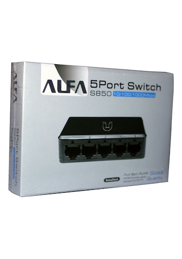 Alfanet S850 5 Port Gigabyte Switch